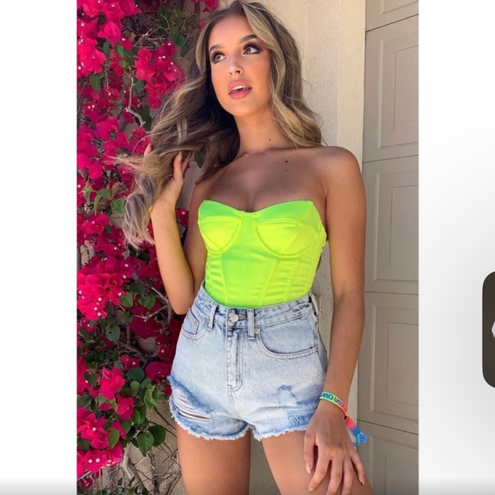 COPY - WhiteFox Boutique Neon Corset Bodysuit